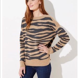 Loft Tiger Stripped Sweater
